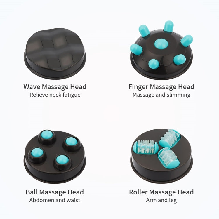 4 in 1 Electric Massager Handheld Fat Pusher Infrared Massager 110V US Plug - Massage & Relaxation by PMC TechLife | Online Shopping South Africa | PMC TechLife | Buy Now Pay Later Mobicred