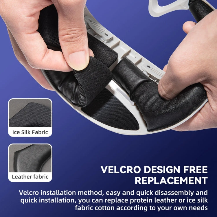 For PICO 4 Hibloks VR Glasses Face Cushion Protector Pad With Fan, Spec: 1pc Ice Silk - free shipping - PMC TechLife - Order now!