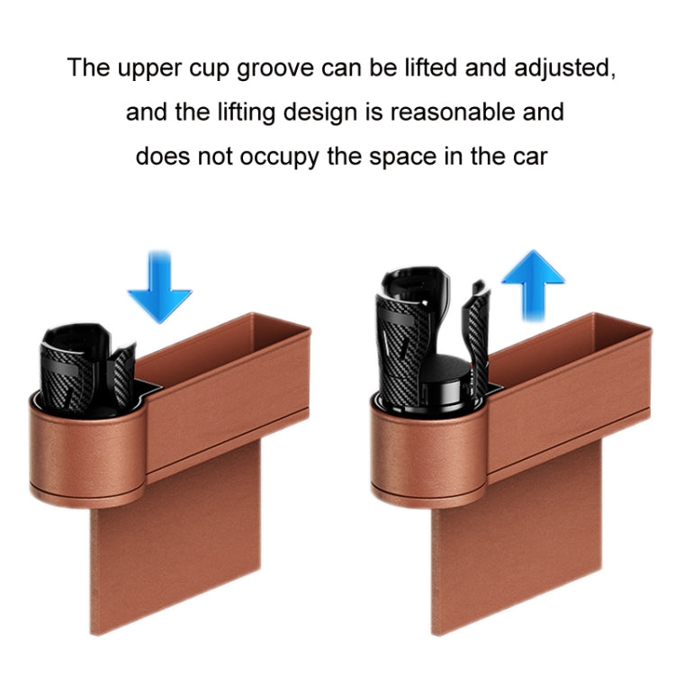 Car Seat Gap Storage Box Car Water Cup Holder Ashtray, Color: Left Brown - Stowing Tidying by PMC TechLife | Online Shopping South Africa | PMC TechLife | Buy Now Pay Later Mobicred