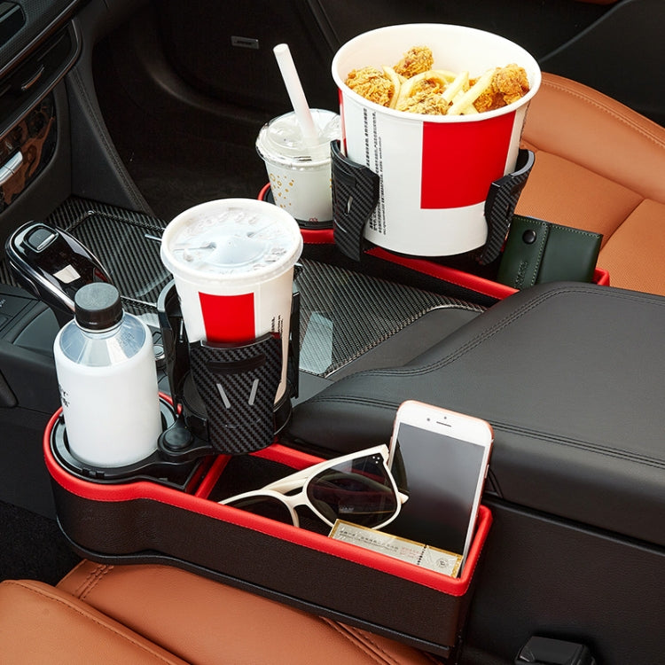 Car Seat Gap Storage Box Car Water Cup Holder Ashtray, Color: Right Black Red - Stowing Tidying by PMC TechLife | Online Shopping South Africa | PMC TechLife | Buy Now Pay Later Mobicred