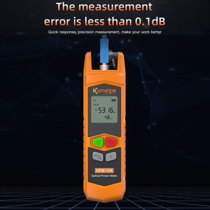 Komshine High Precision Optical Power Meter Mini Fiber Optic Light Attenuation Tester With LED, Specification: A-G/-70dBM to +6DBM - Fiber Optic Test Pen by Komshine | Online Shopping South Africa | PMC Jewellery | Buy Now Pay Later Mobicred