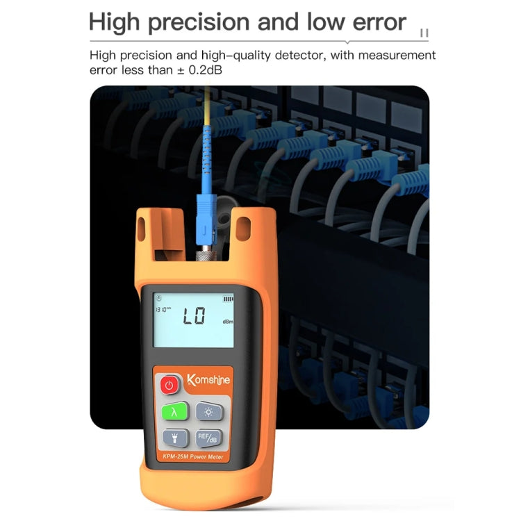 Komshine Mini Handheld Optical Power Meter Fiber Loss Measurement, Specification: KPM-25M-A/-70DBM to +6DBM - Fiber Optic Test Pen by Komshine | Online Shopping South Africa | PMC Jewellery | Buy Now Pay Later Mobicred