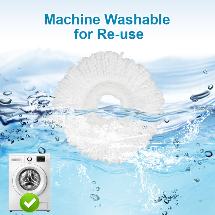 Fine Fiber Mop Pad For 15.8-16cm 360 Rotating Mop Cotton Yarn Replacement Cloths(Blue) - Handheld Cleaner & Mops by PMc TechLife | Online Shopping South Africa | PMc TechLife | Buy Now Pay Later Mobicred