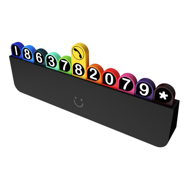 bbdd Temporary Parking License Plate Concealable Car Removal Number Plate(Pure Edition) - Parking Card by bbdd | Online Shopping South Africa | PMC TechLife | Buy Now Pay Later Mobicred