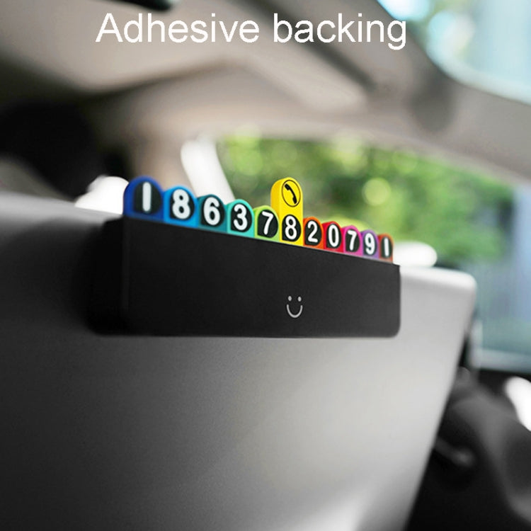 bbdd Temporary Parking License Plate Concealable Car Removal Number Plate(Pure Edition) - Parking Card by bbdd | Online Shopping South Africa | PMC TechLife | Buy Now Pay Later Mobicred