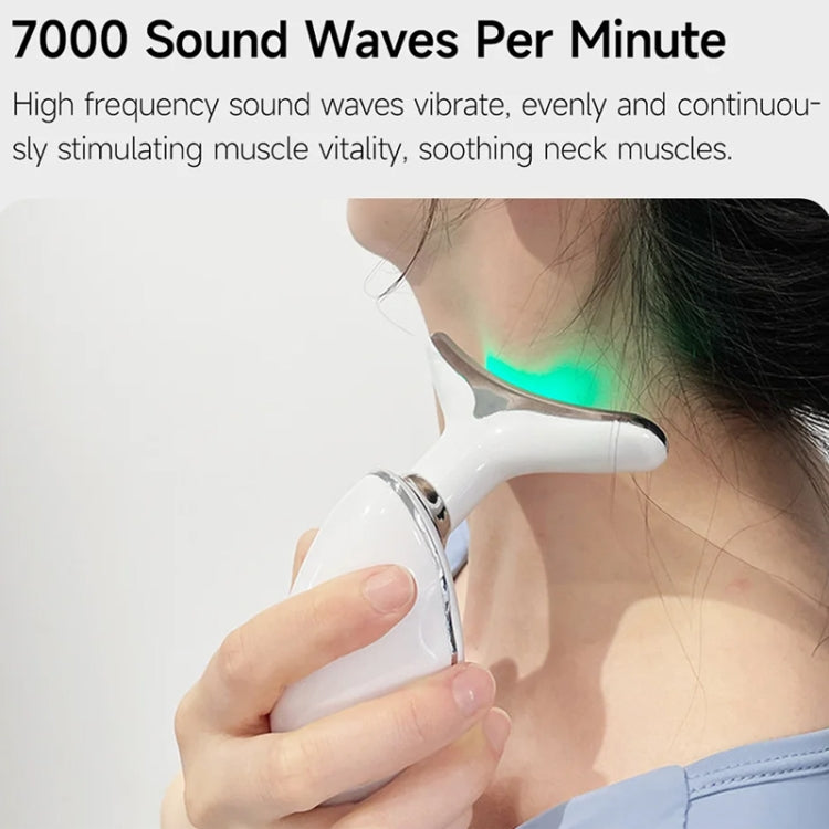 Electrical Neck Beauty Instrument Neck Massager Face Beauty Device, Style: Oval(Black) - free shipping - PMC TechLife - Order now!