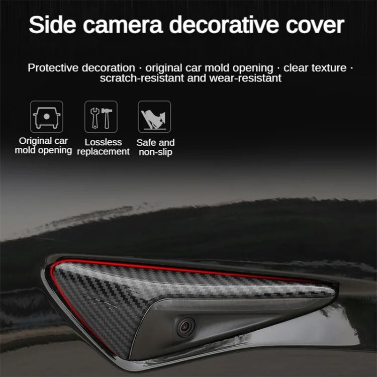 For Tesla Model 3/Y/X/S Camera Side Protective Cover Y-Type Lens Hood, Color: Matt Black - Anti Collision Sticker by PMC Jewellery | Online Shopping South Africa | PMC Jewellery | Buy Now Pay Later Mobicred