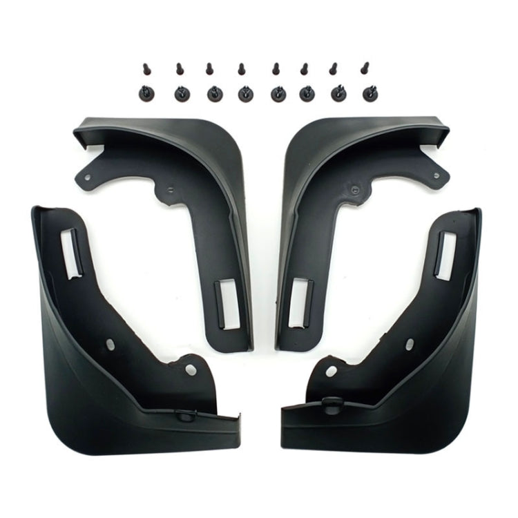For Tesla Model Y Car Punch-Free Front And Rear Wheel Soft Rubber Mudguards, Style: Matte Black - Mudguards by PMC TechLife | Online Shopping South Africa | PMC TechLife | Buy Now Pay Later Mobicred