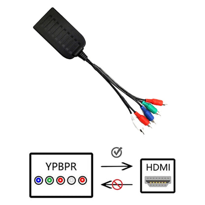 1080P Component To HDMI Adapter Cable YPbPr To HD Interface HD Converter(Black) - Converter by PMC Jewellery | Online Shopping South Africa | PMC Jewellery