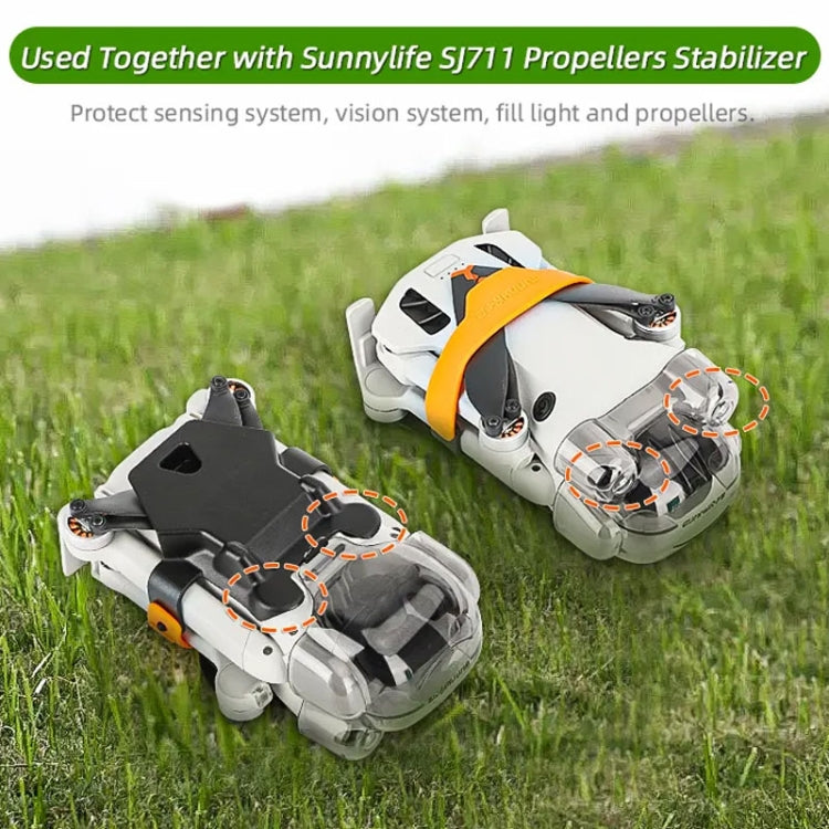 Sunnylife N4P-G710 For DJI Mini 4 Pro Integrated Gimbal Protector Camera Lens Cover Dust-proof Cap(Transparent Gray) - free shipping - PMC TechLife - Order now!