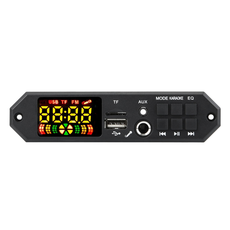 80W 12V Bluetooth MP3 Decoder Board With Power Amplifier Color Screen Call Recording, Model: Silicone Remote Control - Car MP3 & MP4 & MP5 by PMC Jewellery | Online Shopping South Africa | PMC Jewellery | Buy Now Pay Later Mobicred