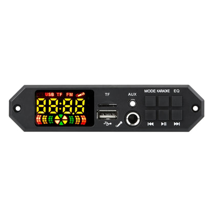 80W 12V Bluetooth MP3 Decoder Board With Power Amplifier Color Screen Call Recording, Model: Silicone Remote Control - Car MP3 & MP4 & MP5 by PMC Jewellery | Online Shopping South Africa | PMC Jewellery | Buy Now Pay Later Mobicred