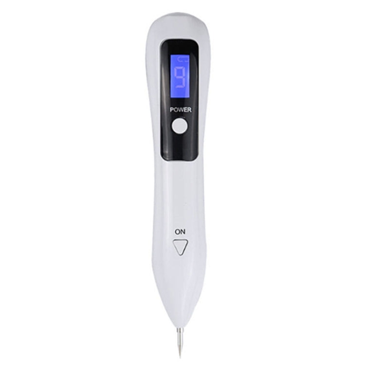 9 Gears Mole Spotting Pen LCD Home Laser Mole Spot Sweeping Beauty Instrument Without Shoot Light(White) - free shipping - PMC TechLife - Order now!