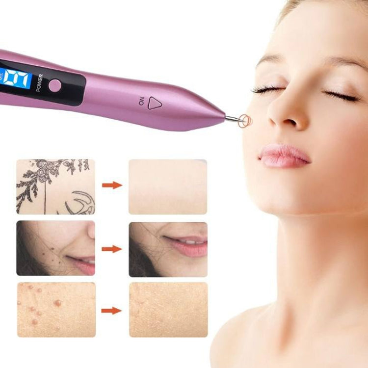 9 Gears Mole Spotting Pen LCD Home Laser Mole Spot Sweeping Beauty Instrument Without Shoot Light(White) - free shipping - PMC TechLife - Order now!