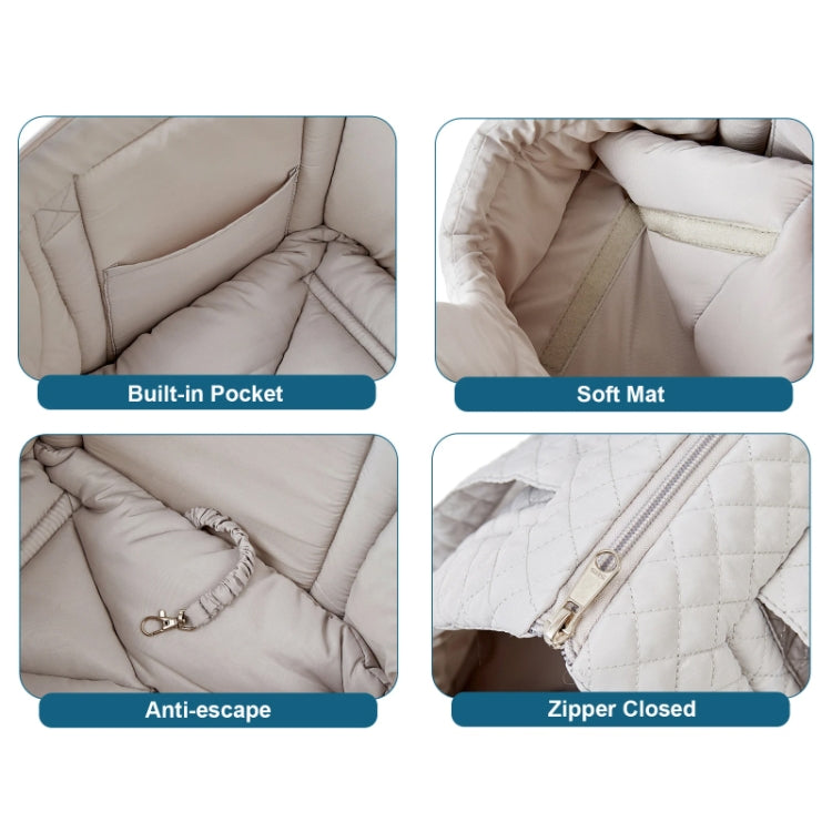 Pet Handbag Autumn And Winter Shoulder Cat Outing Bag, Color: Light Pink - Pet Storages & Bags by PMC TechLife | Online Shopping South Africa | PMC TechLife | Buy Now Pay Later Mobicred