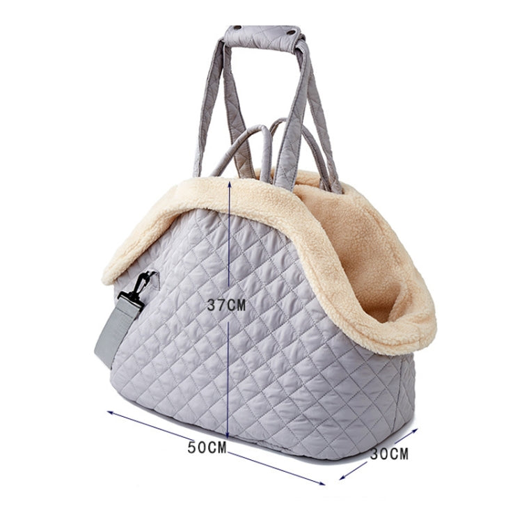 Pet Handbag Autumn And Winter Shoulder Cat Outing Bag, Color: Large Light Gray - Pet Bags by PMC TechLife | Online Shopping South Africa | PMC TechLife | Buy Now Pay Later Mobicred