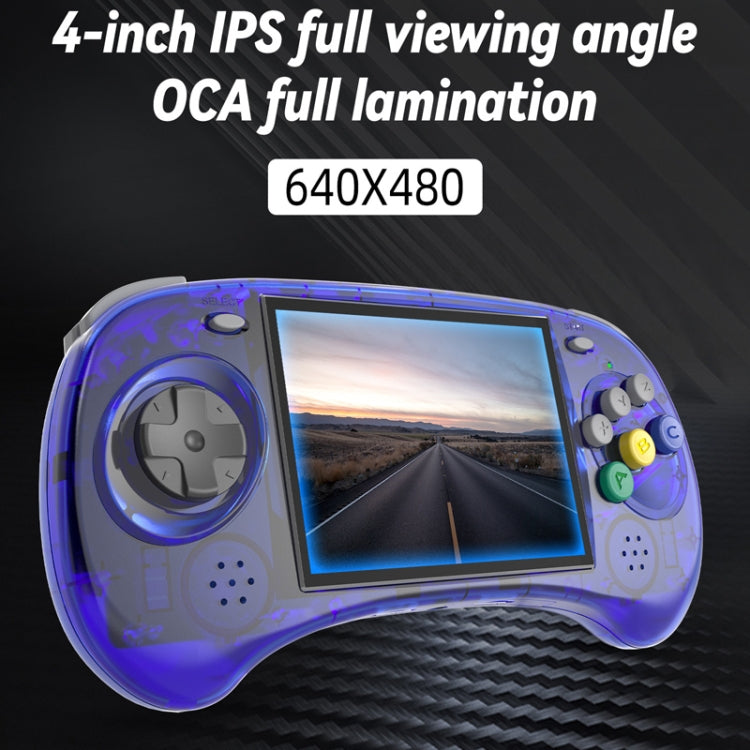 ANBERNIC RG ARC-S Handheld Game Console 4-Inch IPS Screen Linux System Portable Video Arcade 128G(Transparent Black) - Pocket Console by ANBERNIC | Online Shopping South Africa | PMC Jewellery | Buy Now Pay Later Mobicred