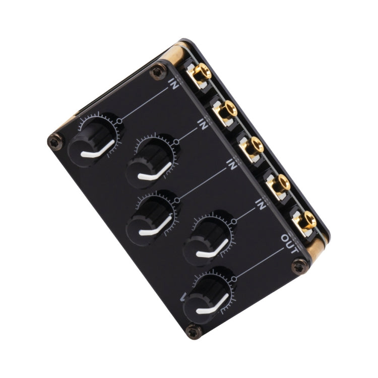 Portable 4-Way Stereo Line Passive Mixer Console(TX400) - Live Sound Effects Processors by PMC TechLife | Online Shopping South Africa | PMC TechLife | Buy Now Pay Later Mobicred