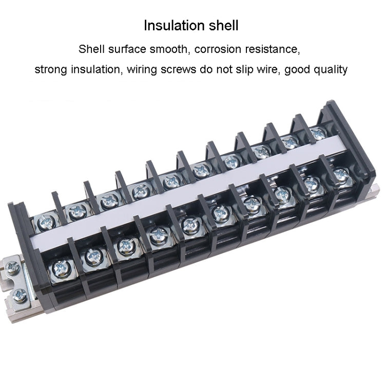 CHINT TD-6015 Terminal Block Rail Type Wiring Block Paralleling Wires Wire Connector - Booster Cable & Clip by CHNT | Online Shopping South Africa | PMC Jewellery | Buy Now Pay Later Mobicred