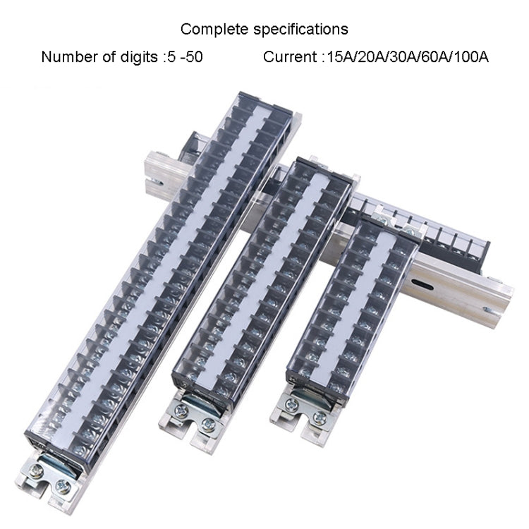 CHINT TD-1530 Terminal Block Rail Type Wiring Block Paralleling Wires Wire Connector - Booster Cable & Clip by CHNT | Online Shopping South Africa | PMC TechLife | Buy Now Pay Later Mobicred