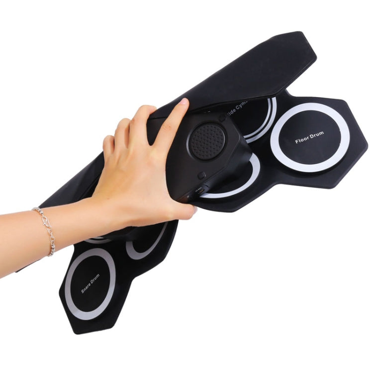 G6008 Desktop Drums With Sound Lithium Portable Drum Set Bluetooth Kids Practice Drum(Black) - Percussion Accessories by PMC Jewellery | Online Shopping South Africa | PMC Jewellery | Buy Now Pay Later Mobicred