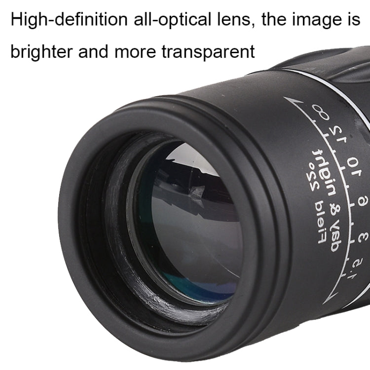 16x52 High Definition Outdoor Bird Viewing Monocular Telescope, Spec: with Clip+Tripod - Monocular Binoculars by PMC TechLife | Online Shopping South Africa | PMC TechLife