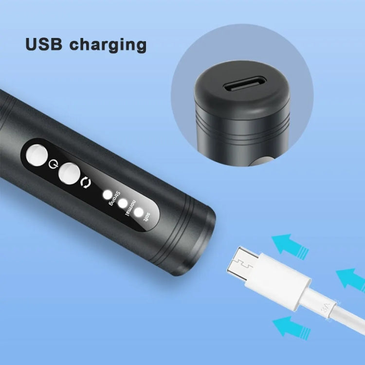HX-08 USB Charging Portable Manicure Remover and Polisher Home Nail Art Tools(Grey) - Grinding Tools & Accessories by PMC TechLife | Online Shopping South Africa | PMC TechLife | Buy Now Pay Later Mobicred
