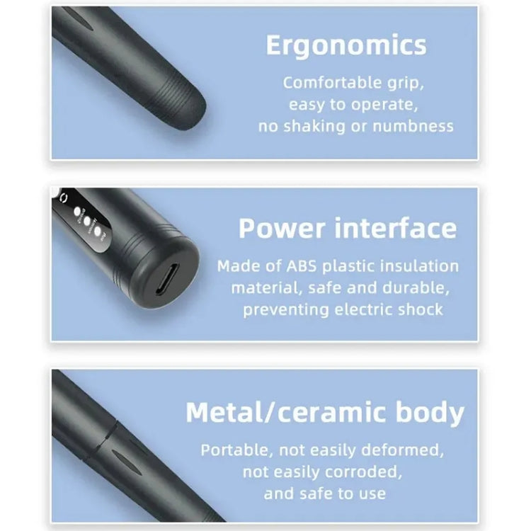 HX-08 USB Charging Portable Manicure Remover and Polisher Home Nail Art Tools(Grey) - Grinding Tools & Accessories by PMC TechLife | Online Shopping South Africa | PMC TechLife | Buy Now Pay Later Mobicred