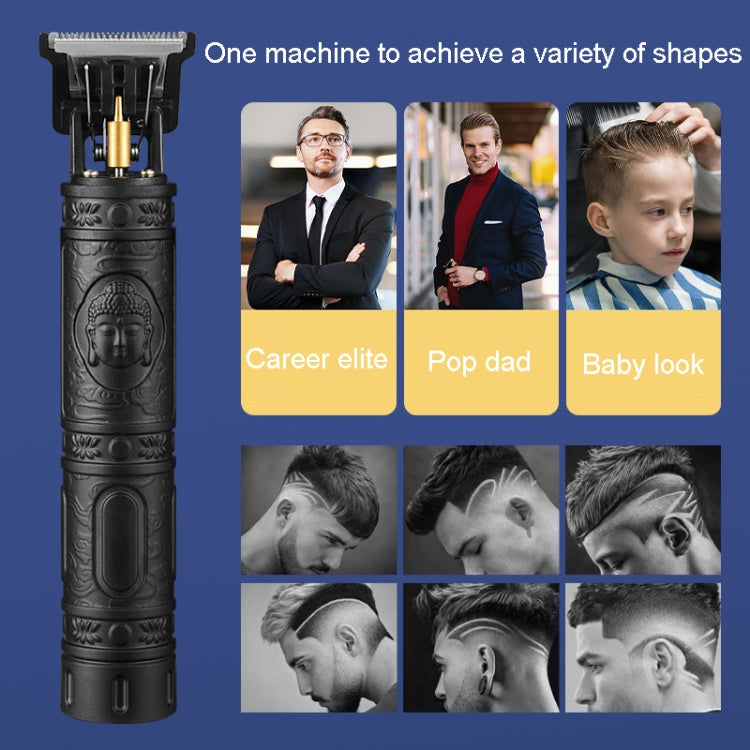 Household Haircutting Tools Electrical Haircut Pusher, Style: Buddhas Head(Black) - free shipping - PMC TechLife - Order now!