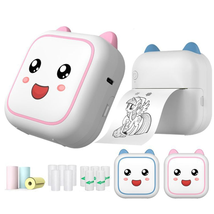 C26 Mini Portable Bluetooth Photo Label Thermal Printer, Spec: Pink+5 Stickers - Photo Printers by Huawei | Online Shopping South Africa | PMC TechLife | Buy Now Pay Later Mobicred