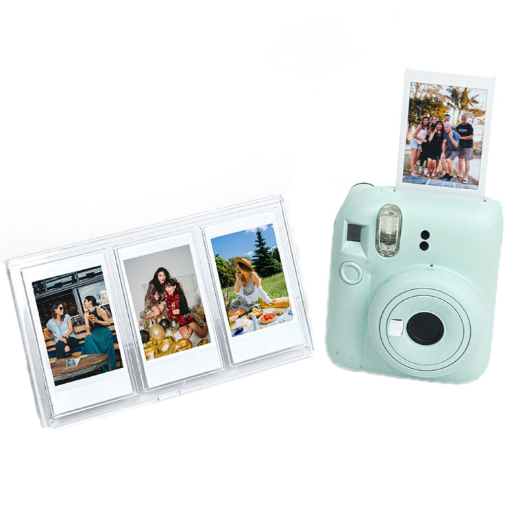 For Polaroid Mini Vertical Three-square PC Transparent Photo Frame(3 inch) - Photo Albums & Photo Frames by PMC TechLife | Online Shopping South Africa | PMC TechLife
