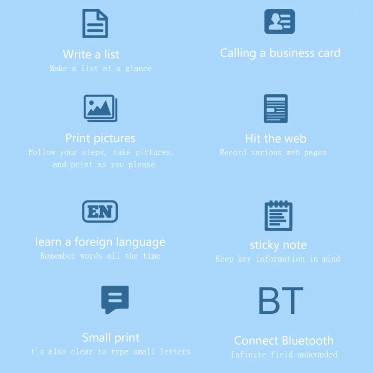 C15 Mini Student Bluetooth Inkless Photo Label Thermal Printer, Spec: Pink+5 Stickers - free shipping - PMC TechLife - Order now!