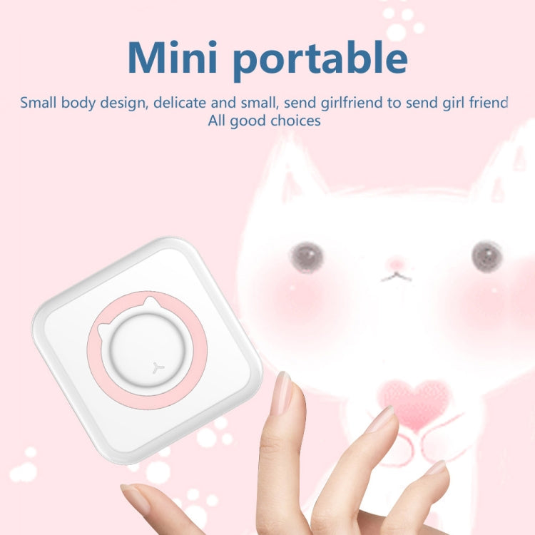C15 Mini Student Bluetooth Inkless Photo Label Thermal Printer, Spec: Green+5 Stickers - free shipping - PMC TechLife - Order now!