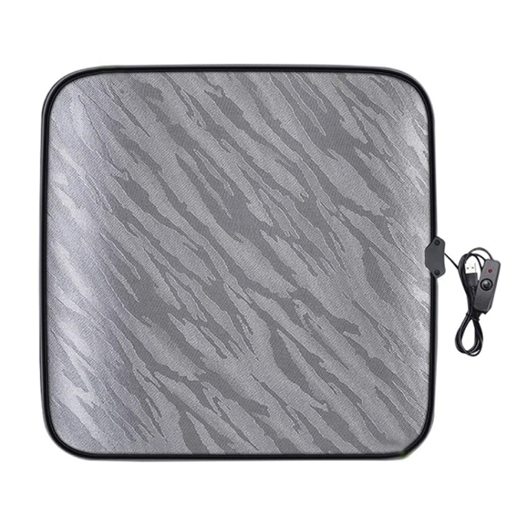 5V Car USB Interface Electric Heating Seat Cushion, Color: Gray - Seat Accessories by PMC TechLife | Online Shopping South Africa | PMC TechLife | Buy Now Pay Later Mobicred