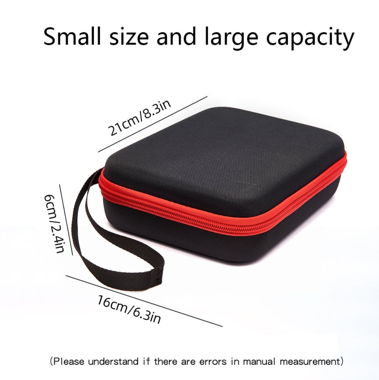 For DJI Osmo Pocket 3 Storage Bag Pocket Camera Handbag(Black Shell Black Inner) - Case & Bags by PMC TechLife | Online Shopping South Africa | PMC TechLife | Buy Now Pay Later Mobicred