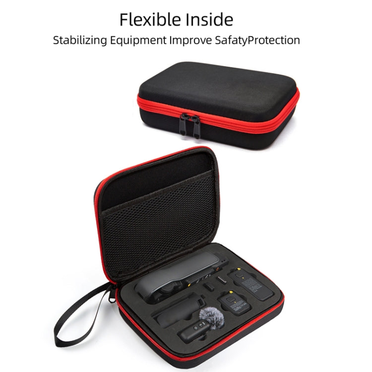 For DJI Osmo Pocket 3 Storage Bag Pocket Camera Handbag(Black Shell Black Inner) - Case & Bags by PMC TechLife | Online Shopping South Africa | PMC TechLife | Buy Now Pay Later Mobicred