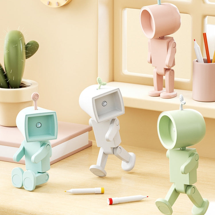 Mini Astronaut Magnetic LED Night Light Desktop Building Block Ornaments Desk Lamp, Color: Square Pink - Bedside Light by PMc TechLife | Online Shopping South Africa | PMc TechLife | Buy Now Pay Later Mobicred