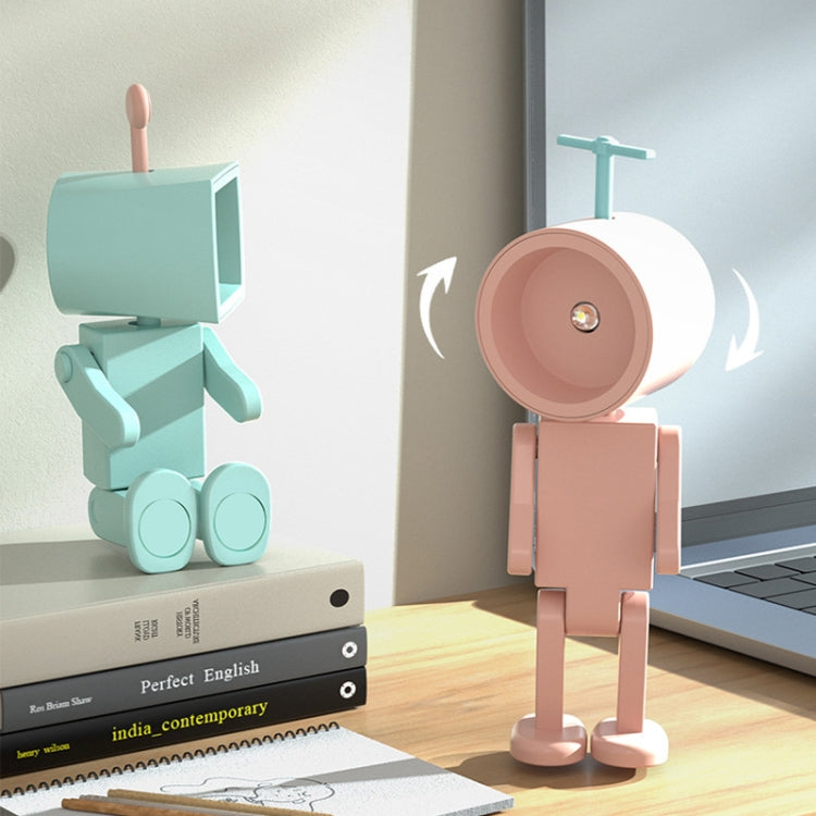 Mini Astronaut Magnetic LED Night Light Desktop Building Block Ornaments Desk Lamp, Color: Round White - Bedside Light by PMc TechLife | Online Shopping South Africa | PMc TechLife | Buy Now Pay Later Mobicred