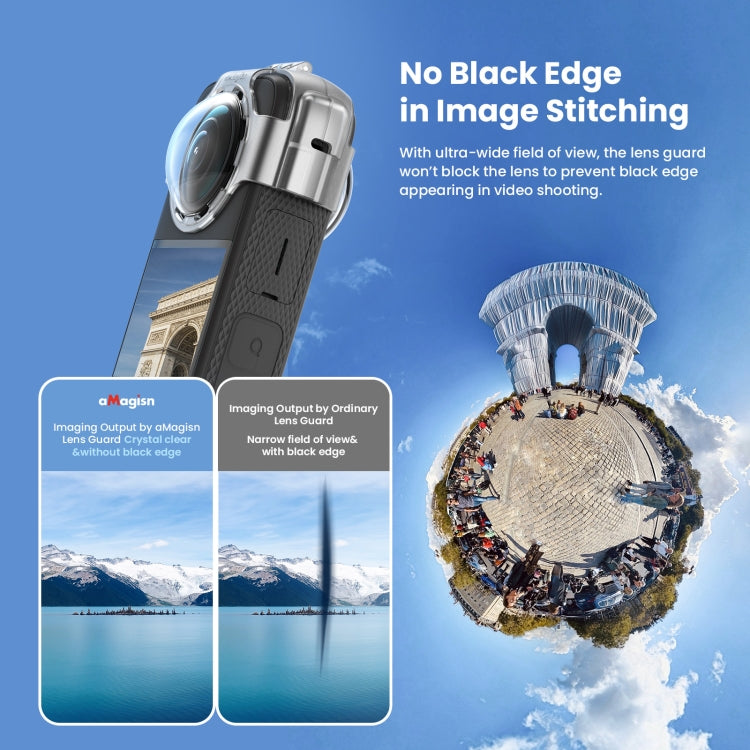 For Insta360 X3 AMagisn Protective Camera Accessories Lens Guard - Case & Bags by aMagisn | Online Shopping South Africa | PMC TechLife | Buy Now Pay Later Mobicred