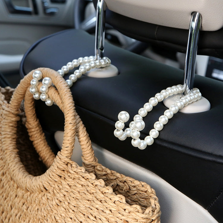 Stainless Steel Pearl Multifunctional Car Seat Back Hook(Parallel Pearl) - Auto Fastener & Clips by PMC TechLife | Online Shopping South Africa | PMC TechLife | Buy Now Pay Later Mobicred