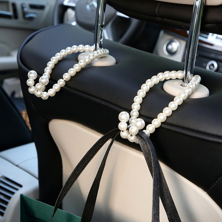 Stainless Steel Pearl Multifunctional Car Seat Back Hook(Fish Pearl) - Auto Fastener & Clips by PMC TechLife | Online Shopping South Africa | PMC TechLife | Buy Now Pay Later Mobicred