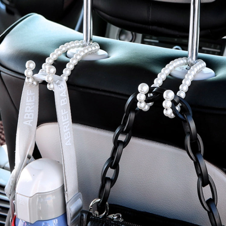 Stainless Steel Pearl Multifunctional Car Seat Back Hook(Mobile Bracket Pearl) - Auto Fastener & Clips by PMC TechLife | Online Shopping South Africa | PMC TechLife | Buy Now Pay Later Mobicred