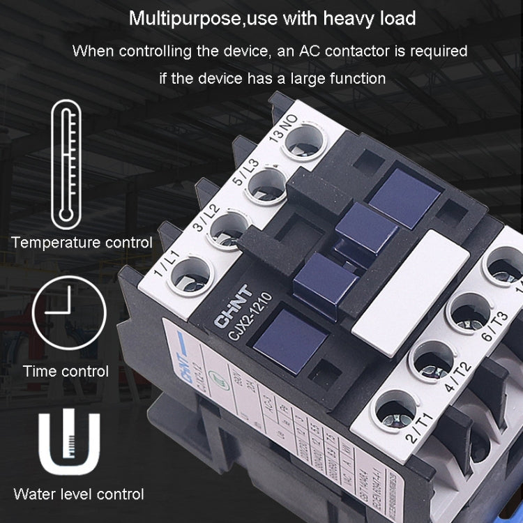 CHNT CJX2-1801 18A 220V Silver Alloy Contacts Multi-Purpose Single-Phase AC Contactor - Relays by CHNT | Online Shopping South Africa | PMC TechLife | Buy Now Pay Later Mobicred