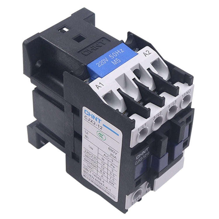 CHNT CJX2-2510 25A 220V Silver Alloy Contacts Multi-Purpose Single-Phase AC Contactor - Relays by CHNT | Online Shopping South Africa | PMC TechLife | Buy Now Pay Later Mobicred
