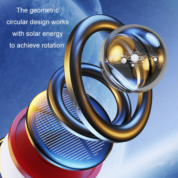 Interstellar Vast Solar Rotating Car Aromatherapy Ornaments, Color: Gold - Air Freshener by PMC TechLife | Online Shopping South Africa | PMC TechLife | Buy Now Pay Later Mobicred