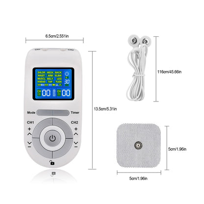 12 Modes TENS Machine Low Frequency Pulse Physiotherapy Device for Pain Relief  HH-8812 - Massage & Relaxation by PMC Jewellery | Online Shopping South Africa | PMC Jewellery