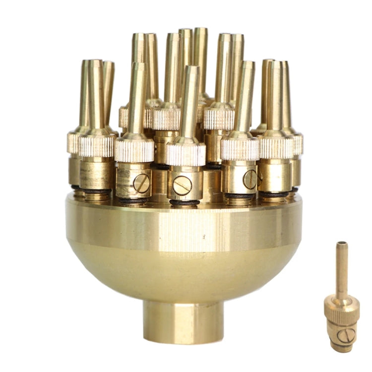 DN25 1 inch Copper Adjustable 3-Layer Flower Nozzle Waterscape Layer Flower Fountain Sprinklers - Watering & Irrigation by PMc TechLife | Online Shopping South Africa | PMc TechLife | Buy Now Pay Later Mobicred