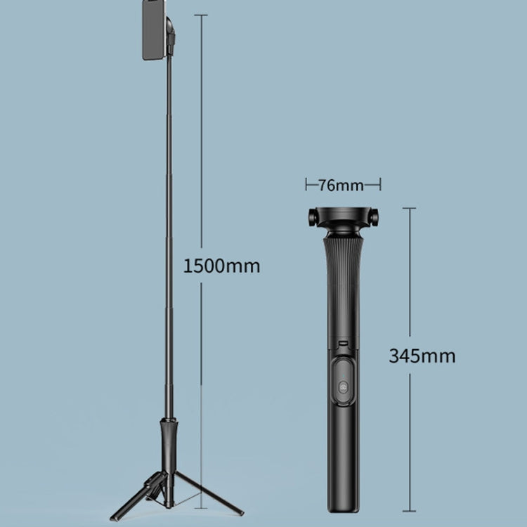 1.5m Magnetic Phone Extendable Selfie Stick Tripod with Wireless Remote  ws-22001- 4 - Selfie Sticks by PMC TechLife | Online Shopping South Africa | PMC TechLife | Buy Now Pay Later Mobicred