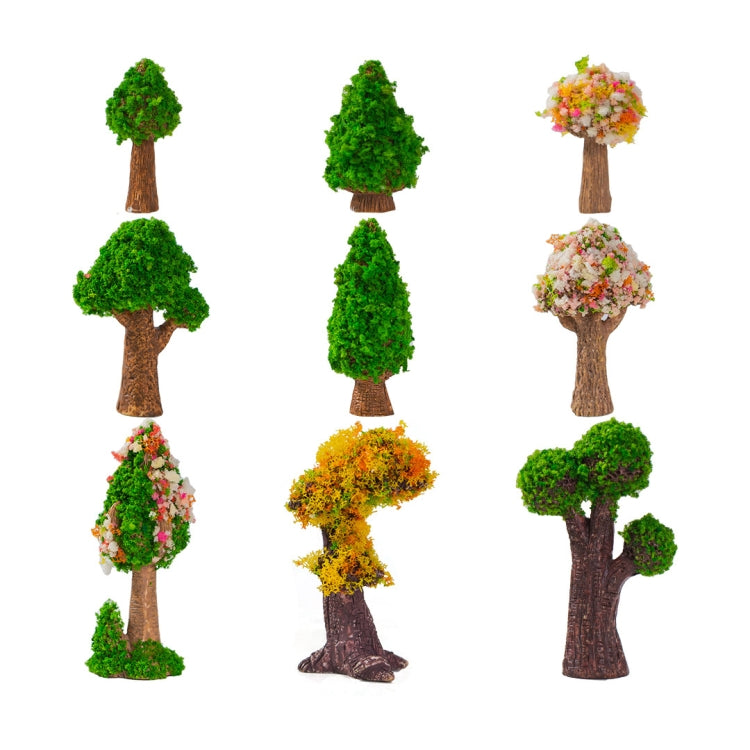 5pcs Micro-Landscape Simulated Green Trees Flowers DIY Gardening Ecological Ornaments, Style: No. 12 Small Head Tree - Ornaments by PMC Jewellery | Online Shopping South Africa | PMC Jewellery