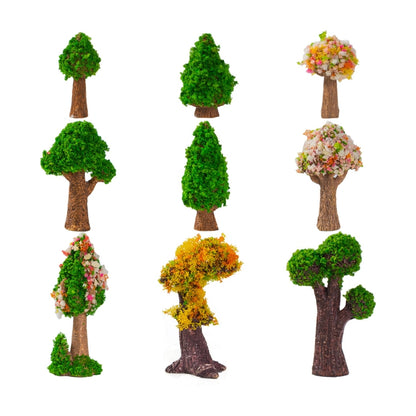 5pcs Micro-Landscape Simulated Green Trees Flowers DIY Gardening Ecological Ornaments, Style: No. 7 Wishing Tree - Ornaments by PMC Jewellery | Online Shopping South Africa | PMC Jewellery